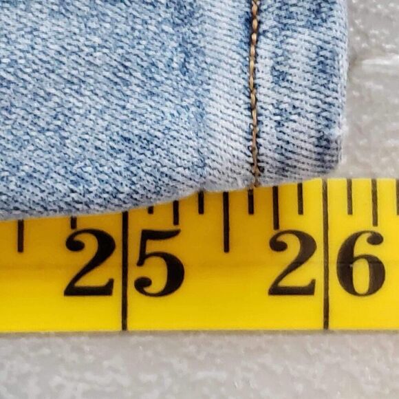 Spanx Jeans Women's Size Small Elastic Waistband Mid Rise Stretch Light Wash - Picture 11 of 12